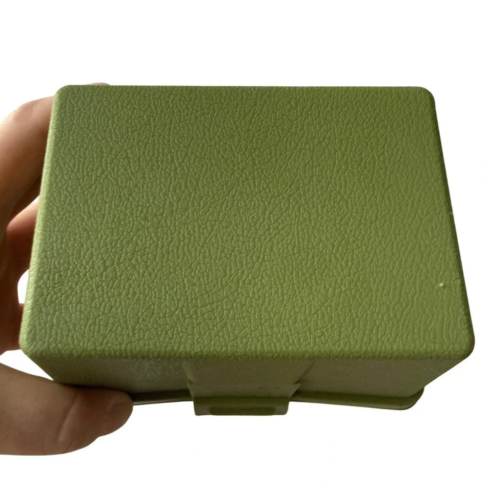 Vintage 1972 Marjon Promotions Sohio Dinner Is Served Recipe Box Green 118 Cards